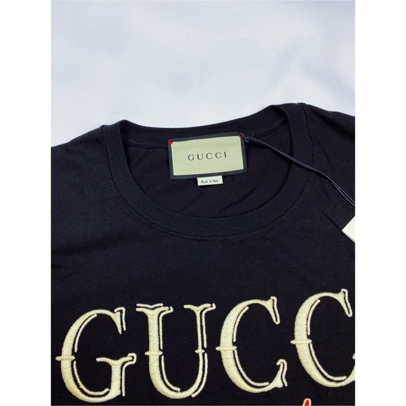 Gucci mad cookies embroidered T-shirt black - Picture 2 of 9